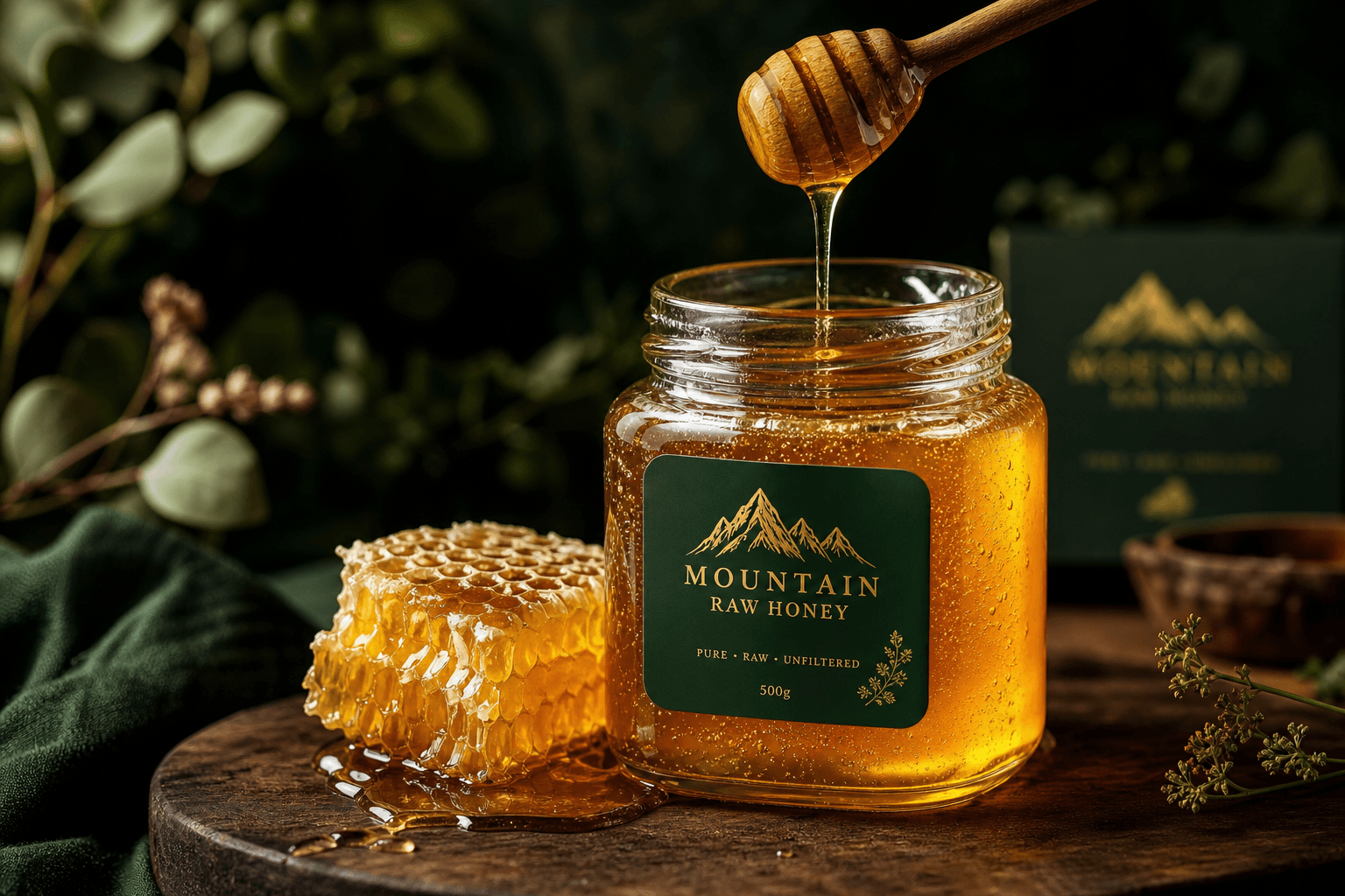 Premium Mountain Honey